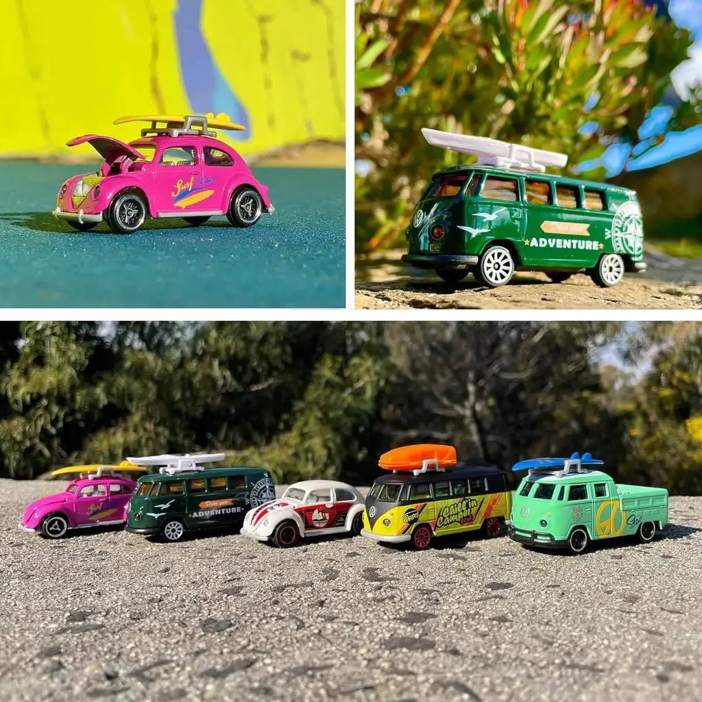 Set Modellini Volkswagen Majorette 5 Auto Esclusive - BabyLud