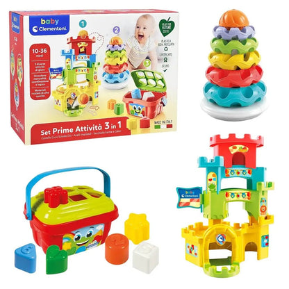 Set Prime Attività 3 in 1 Giocattoli per Bambini 10 - 36 mesi - BabyLud