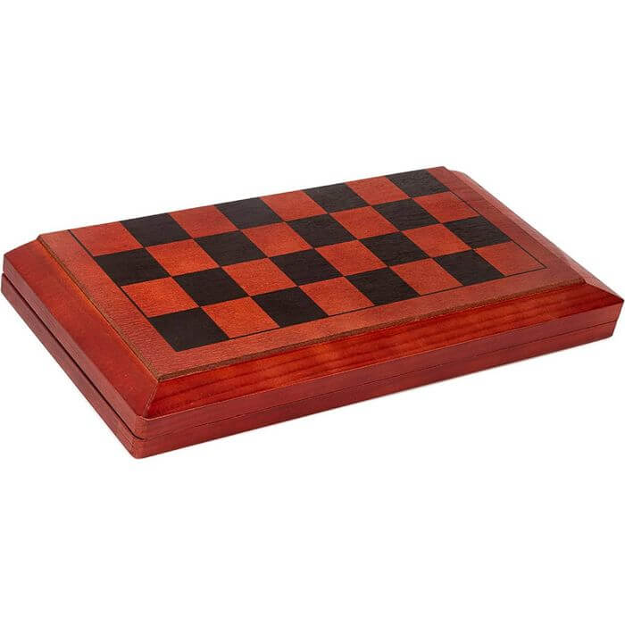 Set Scacchi e Dama Deluxe in Legno - 2 in 1 - BabyLud