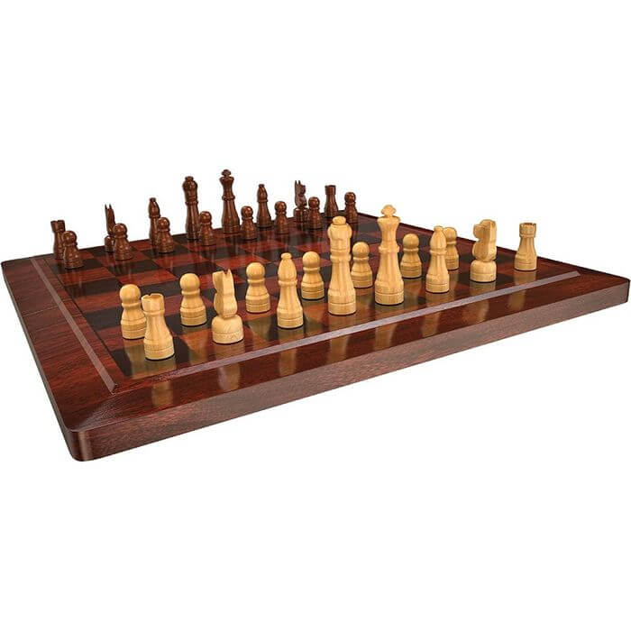 Set Scacchi e Dama Deluxe in Legno - 2 in 1 - BabyLud