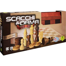 Set Scacchi e Dama Deluxe in Legno - 2 in 1 - BabyLud