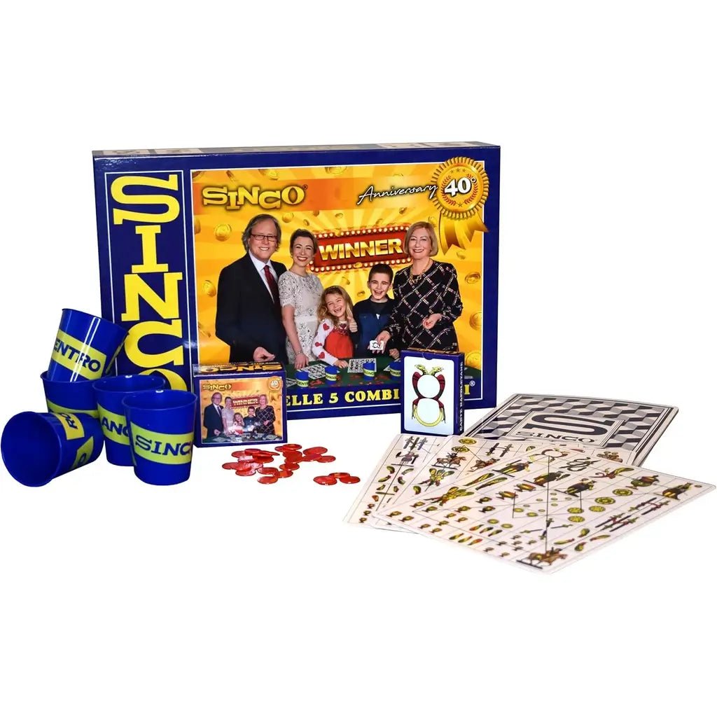 Sinco Gioco Da Tavolo Tombola Napoletana Per Tutta la Famiglia - BabyLud