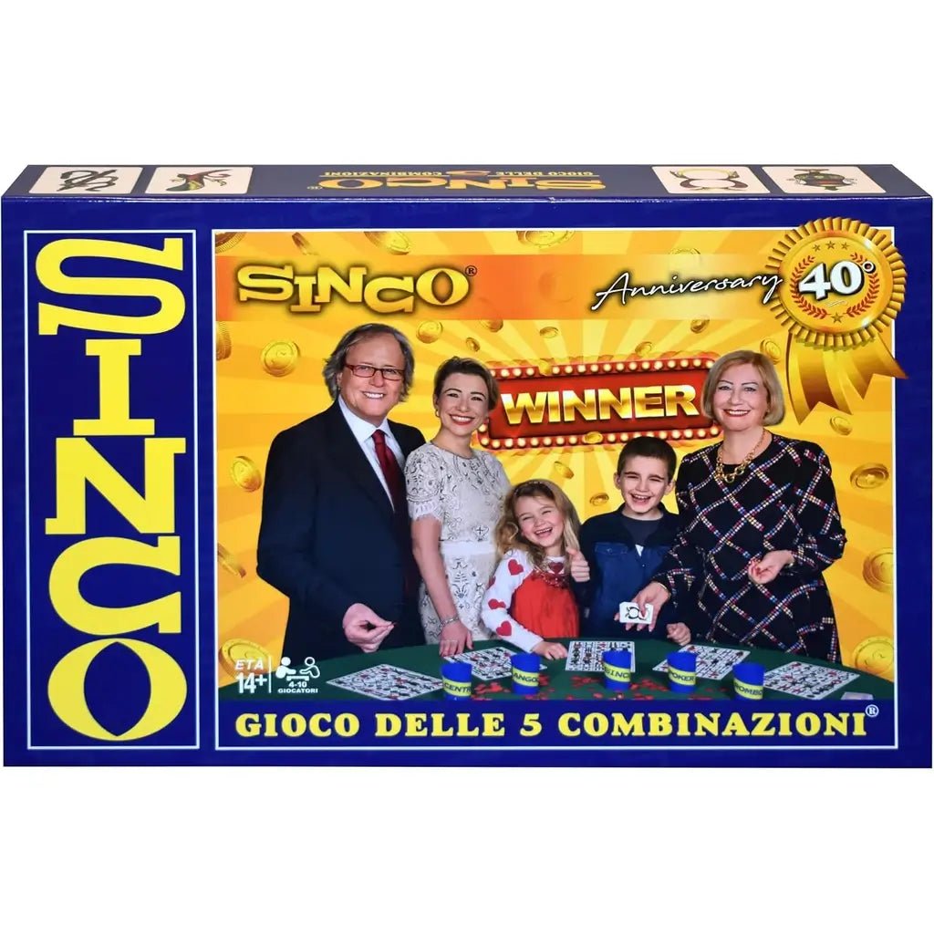 Sinco Gioco Da Tavolo Tombola Napoletana Per Tutta la Famiglia - BabyLud