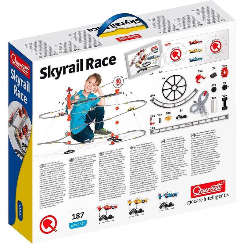 Skyrail Race Pista Per Biglie Macchine Da Corsa 10 M - BabyLud