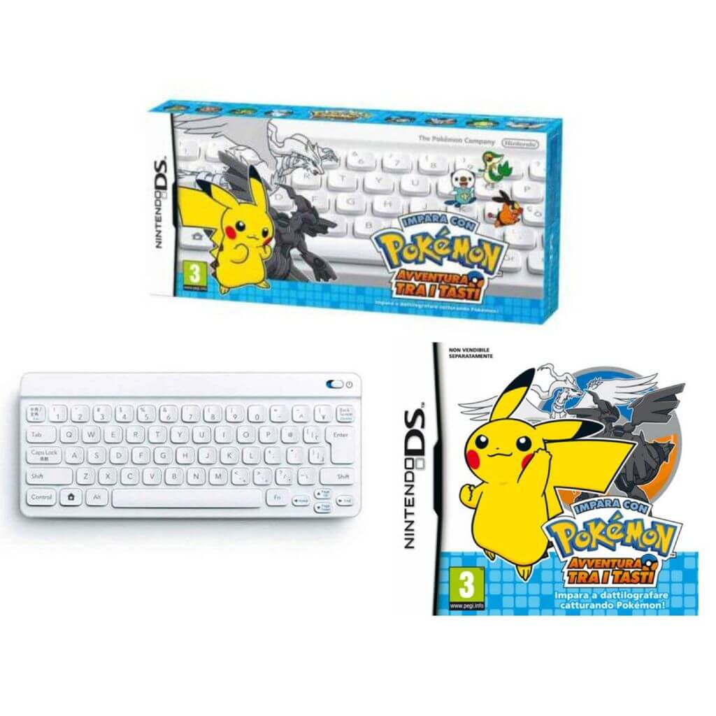 Tastiera Wireless Impara Con Pokémon per Nintendo DS - BabyLud