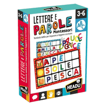 Tombola Montessori Lettere e Parole Headu IT20515 - BabyLud