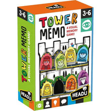 Tower Memo Gioco di Memoria Visiva Headu MU29419 - BabyLud
