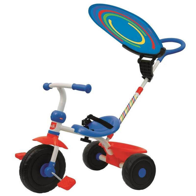 Triciclo Triky Go Con Capote Parasole Per Bambini 15 Mesi - BabyLud