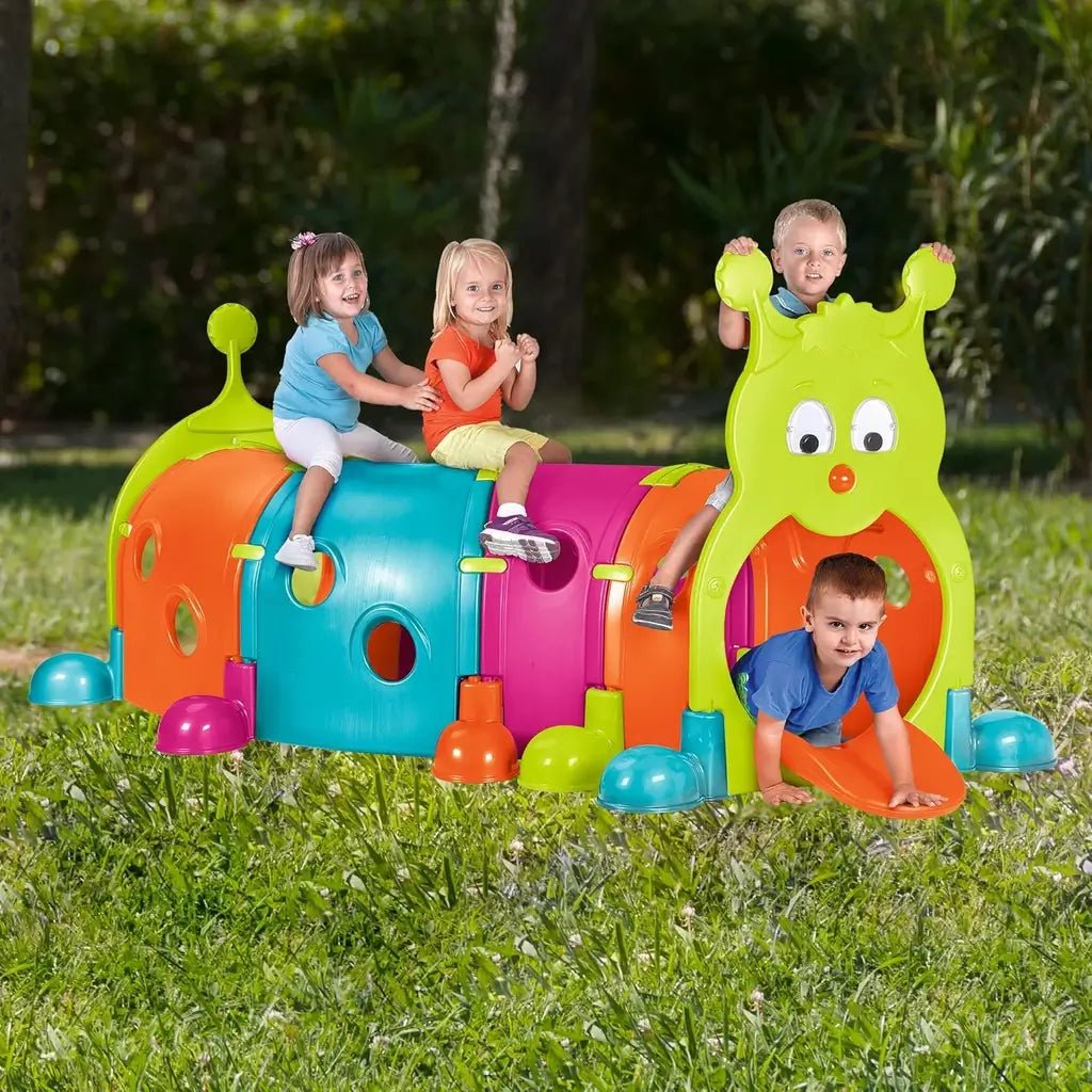 Tunnel a Forma di Bruco Gioco per Bambini Febergus - BabyLud