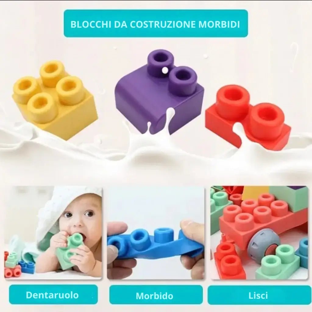 Woopie Soft Blocks Blocchi Grandi Per Bambini - BabyLud