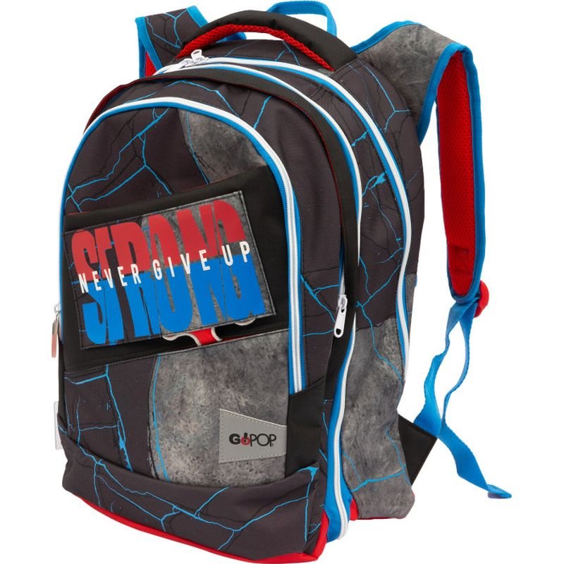 Zaino Scuola Estensibile GoPop Raptor Round - BabyLud